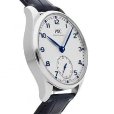 IWC Portugieser Steel Auto 40.4mm Silver Dial IW3583-04 3