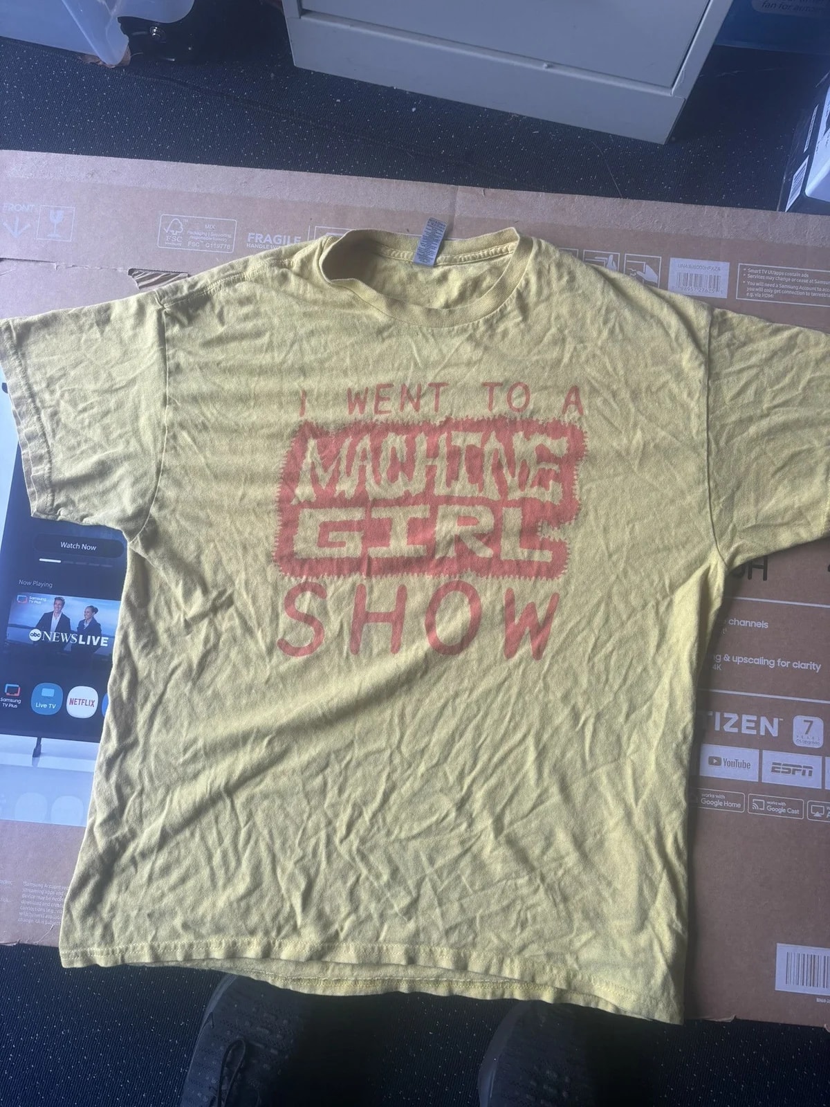 Machine Girl "I Went To A Machine Girl Show" T Shirt XL. — streetwear — resale