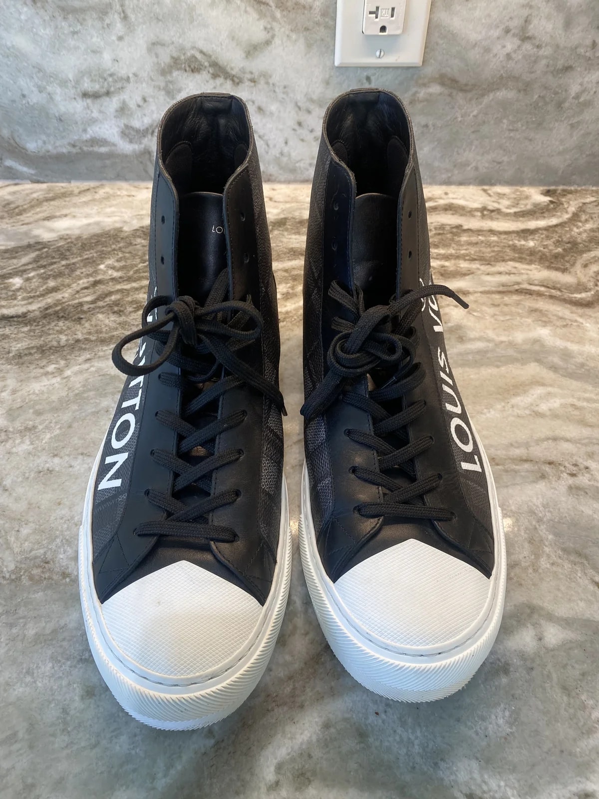 Louis Vuitton Tattoo High-Top Fashion **Worn Once 2