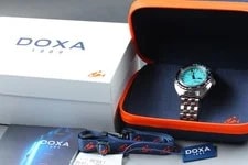 [Box ] Doxa SUB 1500T Aquamarine 883.10.241.10 Automatic Date Divers 3
