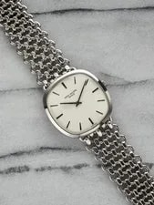 Patek Philippe Ellipse Ref 3544 Manual Wind 80s 18K White Gold White Dia 2