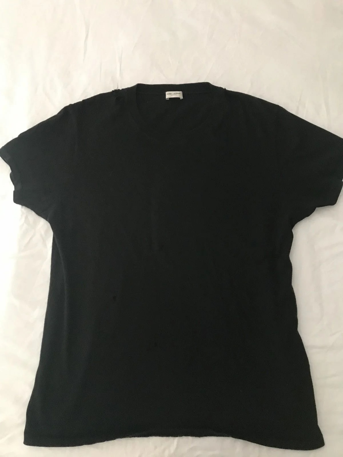 Saint Laurent — Saint Laurent Distressed T-shirt — streetwear — resale