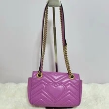 Gucci GG Marmont Logo Chain Small - Good #1WMW7BO 4
