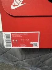 With Box Nike Dunk Low Retro ’s 4