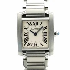 Cartier — Cartier Tank Francaise SM W51008Q3 Quartz 21mm Papers Ivory — Watch — resale