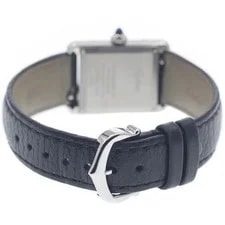 Cartier Tank Must SM WSTA0042 22mm SS/Leather Silver #C16624 3