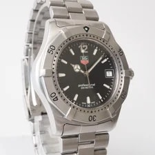 TAG Heuer 2000 WK1110-0 Quartz Black Dial Professional 200m 3