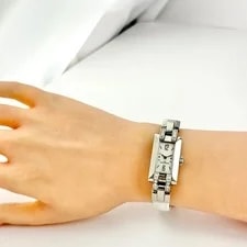 Mother — Jaeger LeCoultre Ideale 460.8.08 Mother of Pearl Quartz Diamond — Watch — resale