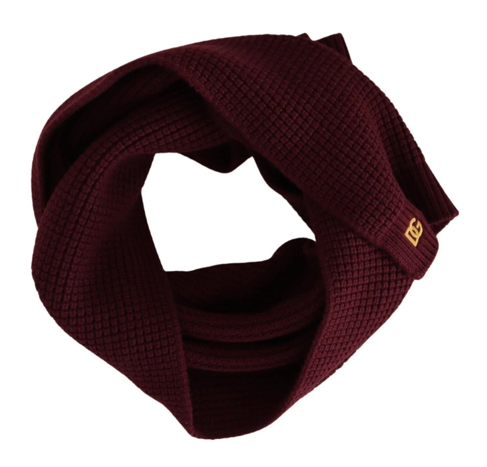 Dolce & Gabbana Dark Logo Wrap Shawl Knitted Scarf 4