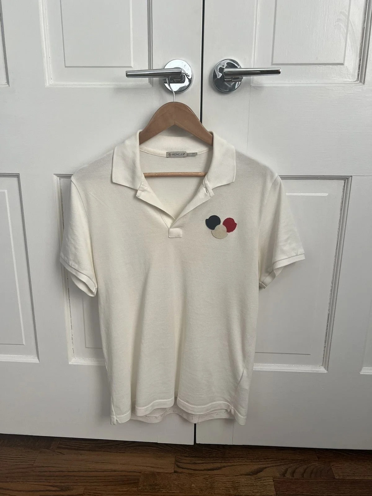Moncler — Moncler Triple Logo Polo Shirt — streetwear — resale