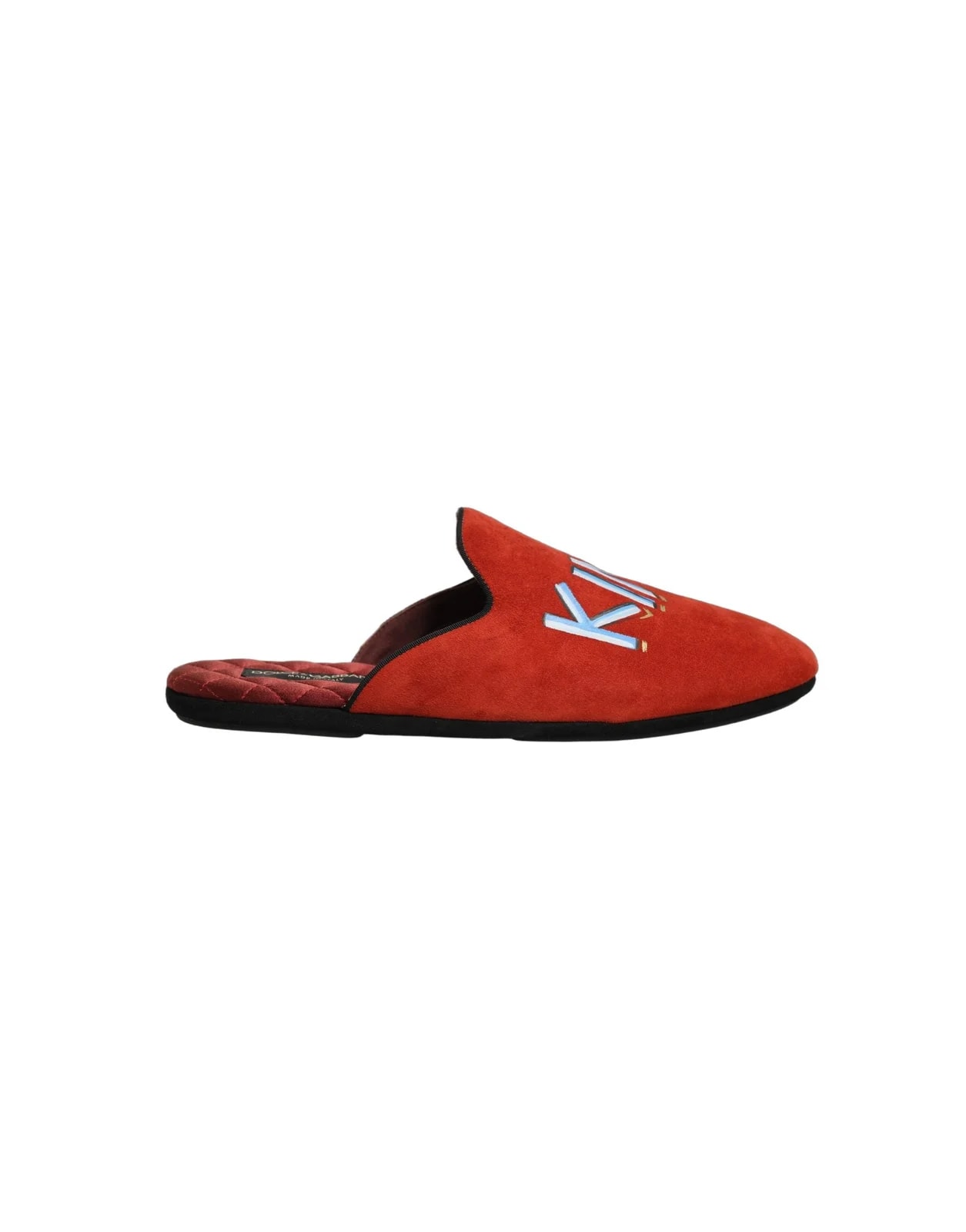 Dolce & Gabbana — Dolce & Gabbana DG King House Slipper — Designer Shoe — resale