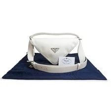 Prada Triangle Logo Plate One Calf #BCB1112 2