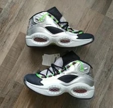 Sz 9 Reebok Question Mid Minions Iverson Shoes FW7548 AI Answer Glow Tnmt 3