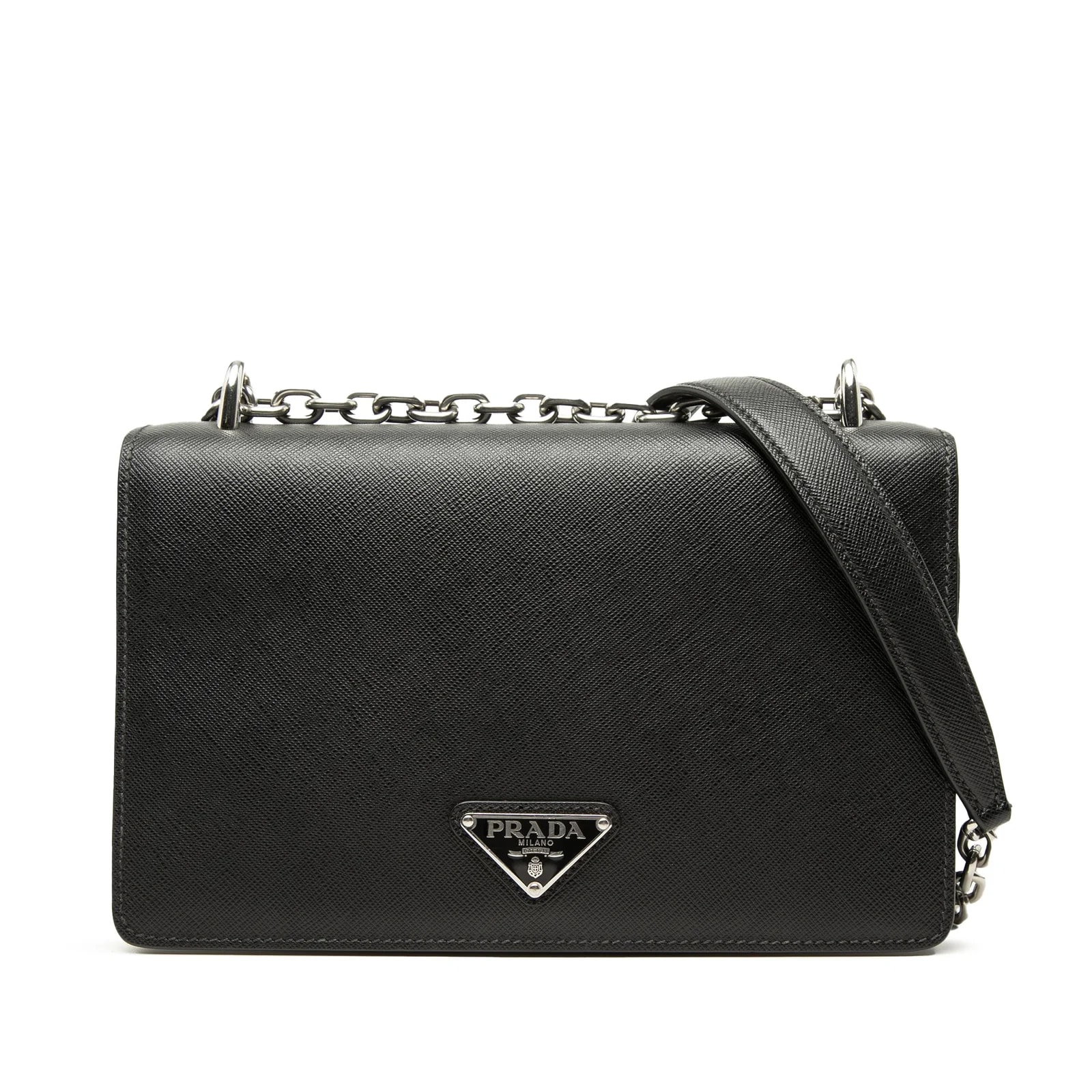 Prada — and Chain Crossbody — Handbag — resale