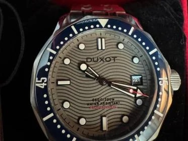 Richard Mille — Duxot Henri Diver Automatic 41mm — Ash Grey Wave Dial, Blue Bezel, Full Kit — Watch — resale