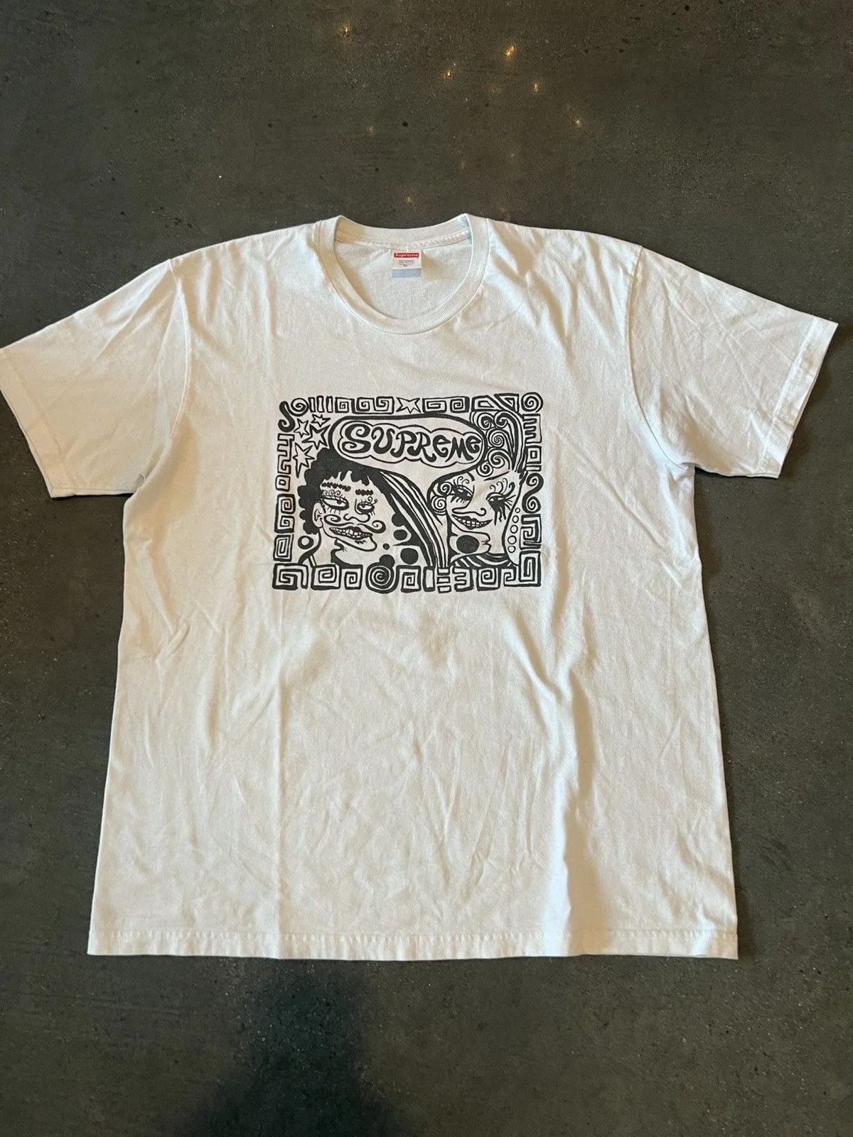 Supreme — Supreme X Tabboo! Faces T Shirt — streetwear — resale