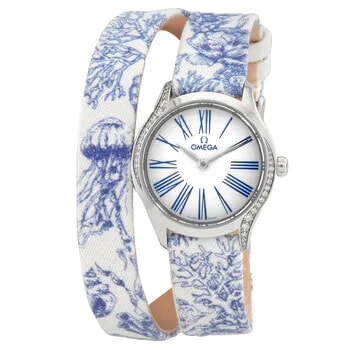Omega — De Ville Quartz Diamond White Dial 428.17.26.60.04.001 — Watch — resale