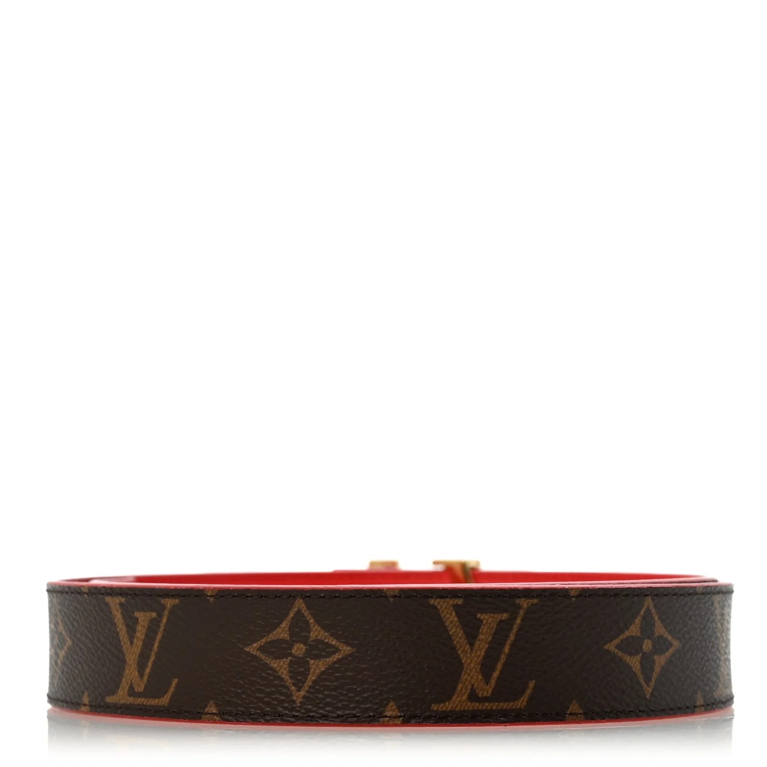 30mm Initiales Reversible Belt 80 32 Coquelicot 2