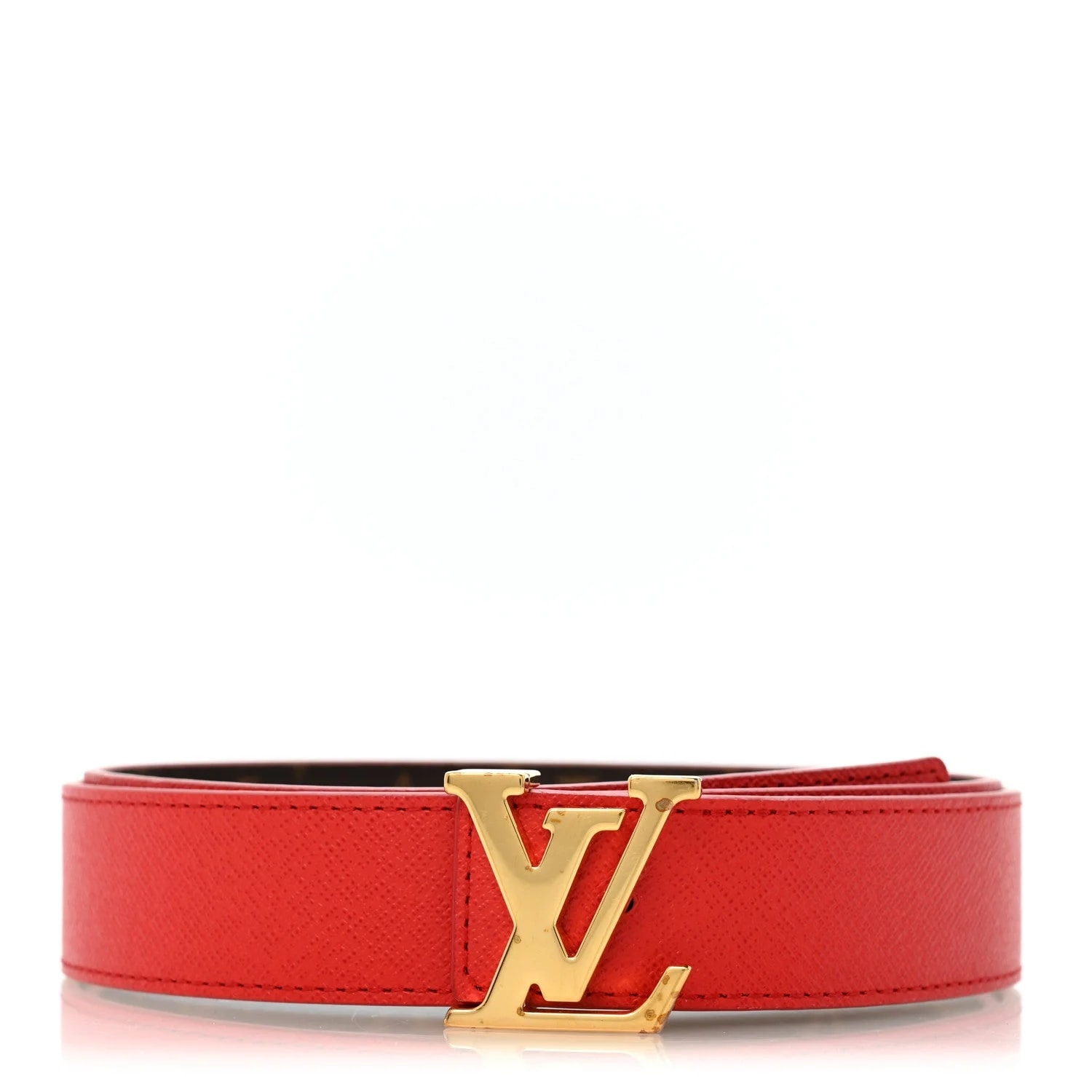30mm Initiales Reversible Belt 80 32 Coquelicot 3