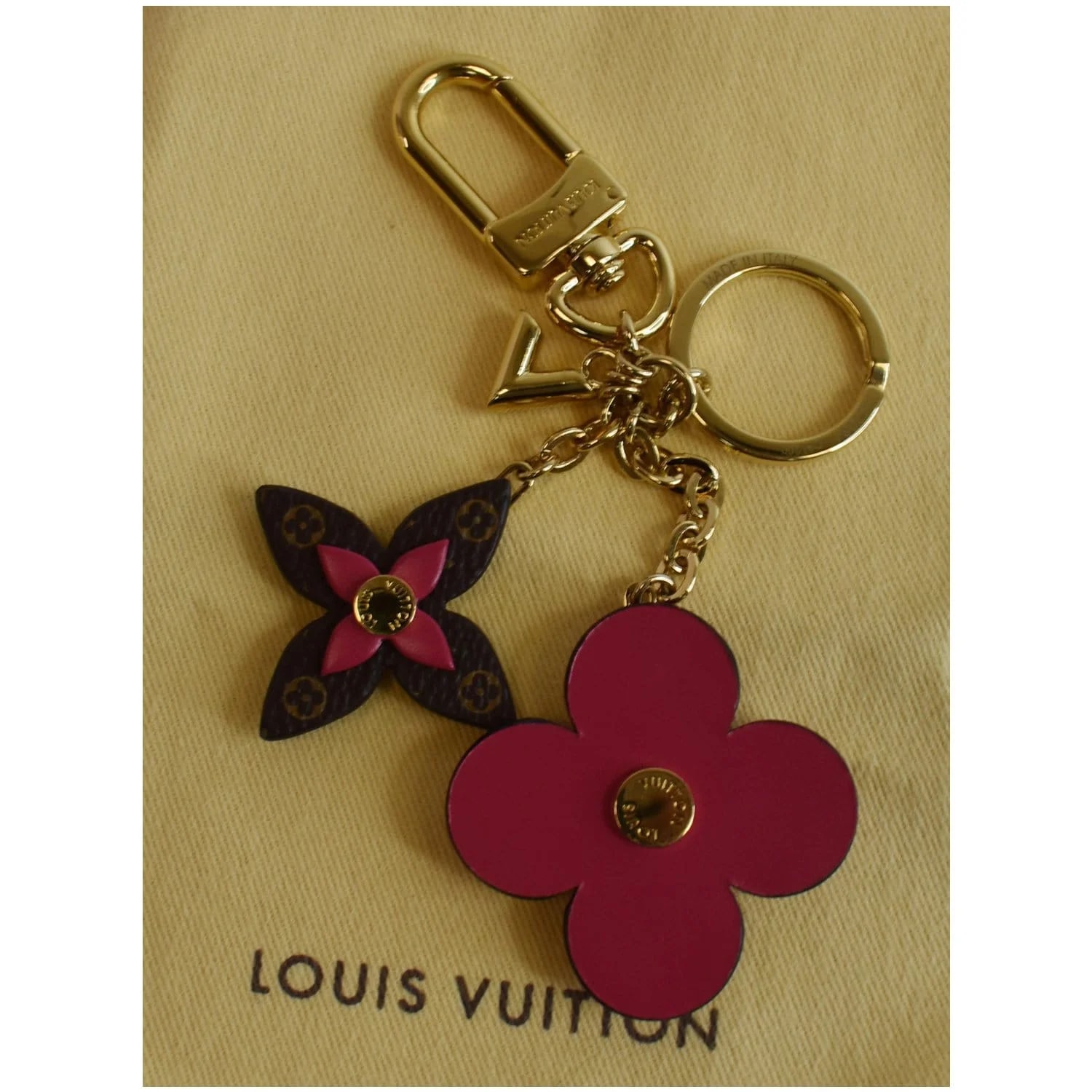Louis Vuitton Blooming Flowers Bag Charm Key Holder 4