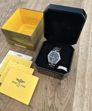 Breitling Aerospace E65062 Blue Dial 40mm Titanium Bracelet Box & Papers 2