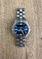Breitling Aerospace E65062 Blue Dial 40mm Titanium Bracelet Box & Papers 4