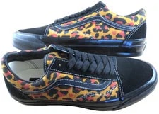 Vans Lx Old Skool Leopard Double Striped Skate Shoes 2