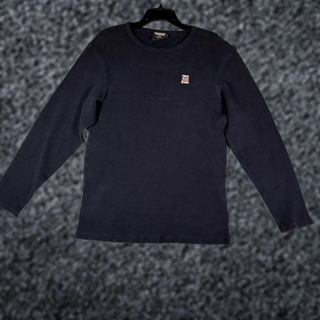 Polo Ralph Lauren — Polo Ralph Lauren Waffle- Thermal Shirt RL Flag — streetwear — resale