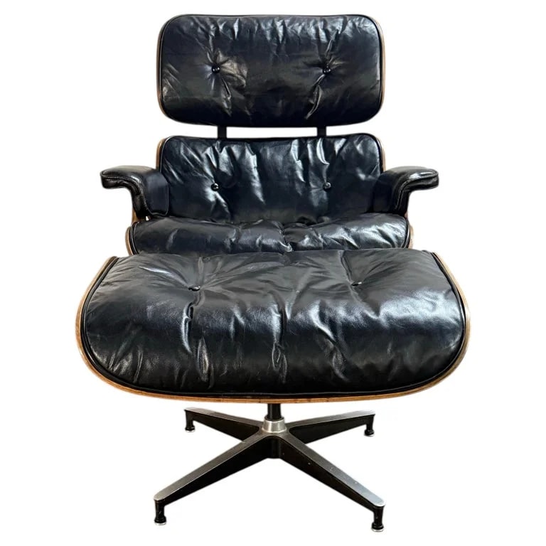 Herman Miller — Classic 1960s Herman Miller Eames Lounge and Ottoman — Furniture — resale