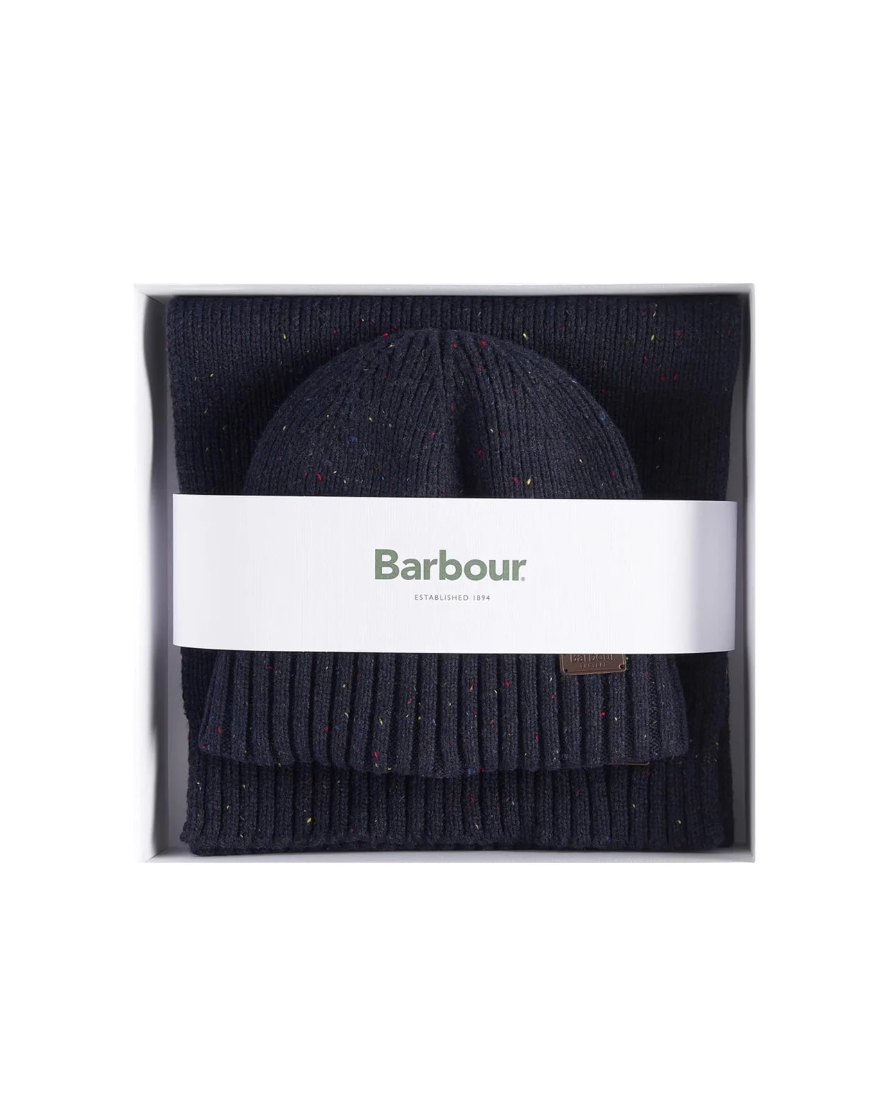 Barbour — Barbour Mgs0047 Beanie and Scarf Set — Baseball Caps — Accessory — resale