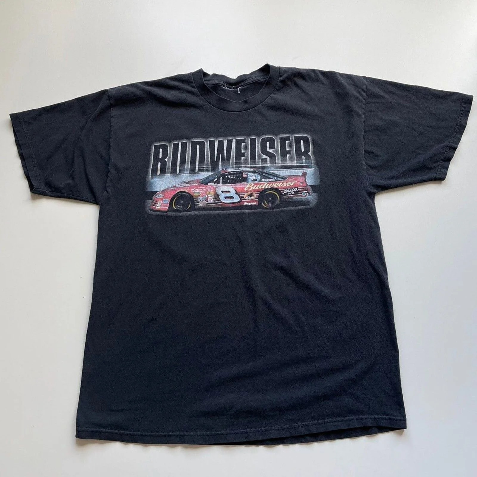 Y2K Budweiser Nascar Bud Racing T Shirt XL Logo 2