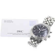 IWC — IWC Pilot's Watches IW371704 42mm SS Black Dial Automatic #C4024 — Watch — resale