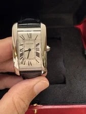 Cartier — Cartier Tank Americaine Stainless Steel WSTA0045 — Watch — resale