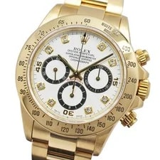 Rolex Cosmograph Daytona 16528G 40mm Yellow Gold White #UW045 2