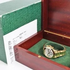 Rolex Cosmograph Daytona 16528G 40mm Yellow Gold White #UW045 4