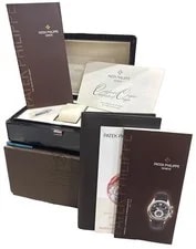 2026 Service Papers Patek Philippe Annual Calendar Gray 40mm 18K Gold 5960R BOX 2