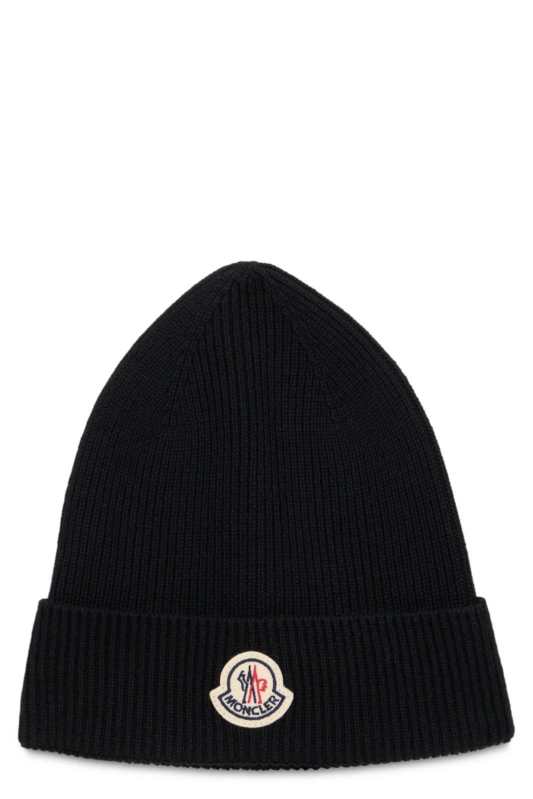 Moncler — Moncler L20913b70500 Ribbed Virgin Beanie — Beanies — Accessory — resale