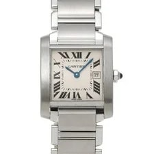 Cartier — Cartier Tank W51011Q3 ( 2465) 30.4mm Stainless Steel Silver #WW3706 — Watch — resale