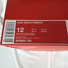 Nike React Presto Barely Volt US 12 AV2605-700 Boxed 2