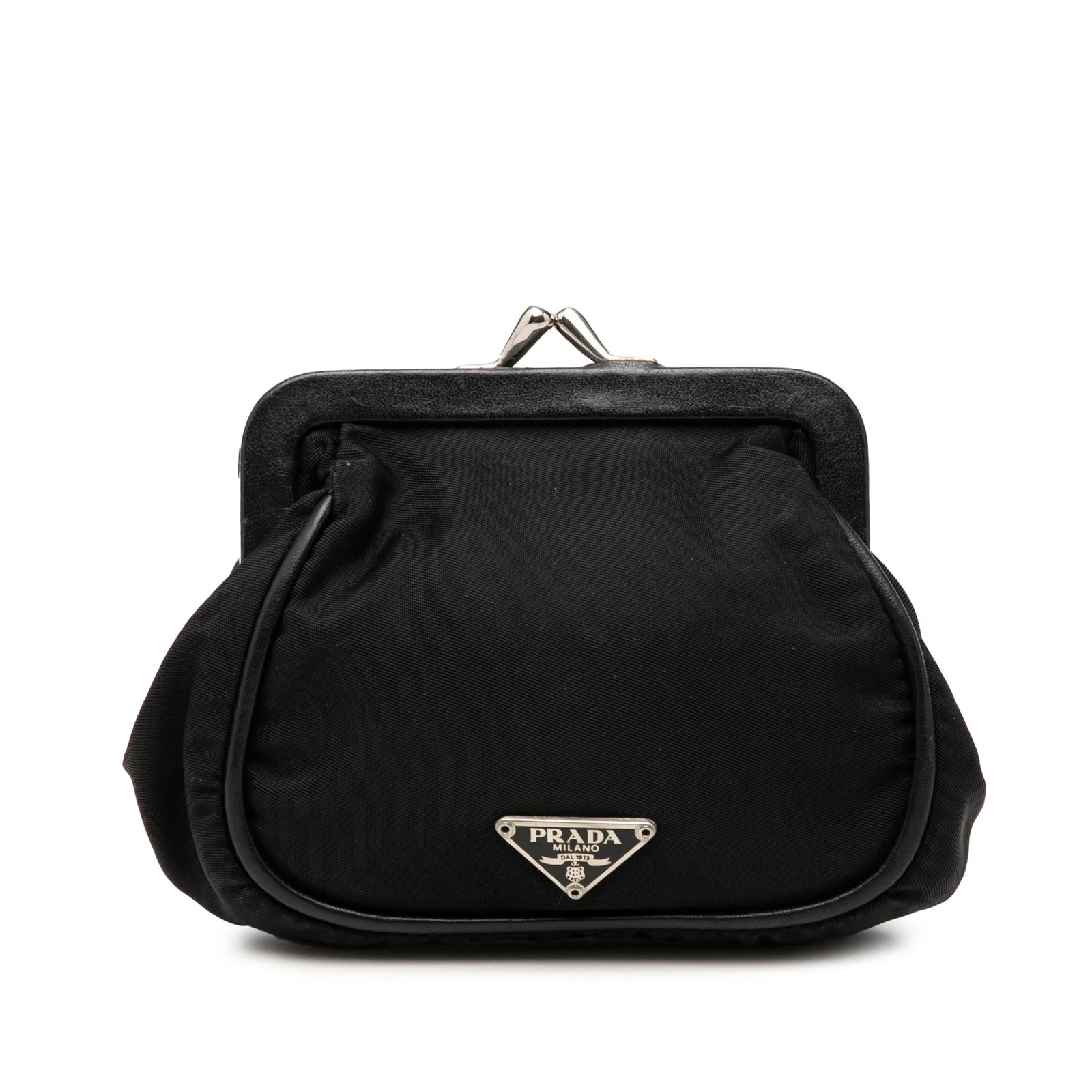 Prada — Kiss Lock Frame Coin — Handbag — resale