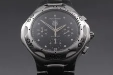 ▶ TAG Heuer Kirium CL2110 Chronograph Black Dial 41mm AT JPN U213 2