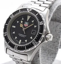 TAG Heuer — [N +] TAG Heuer 2000 Professional 973.015 Quartz Black Dial — Watch — resale