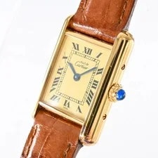 Cartier Must Tank SM W1003154 Ivory Authentic From Japan 2