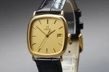 1980s Omega de Ville 196.0317.1 Cal.1430 Quartz Date 2