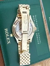Rolex Perpetual 1908 Gold Automatic Black Dial Box Papers 3