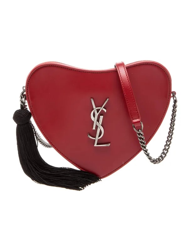 Saint Laurent — Monogram Heart-Shaped Mini — Handbag — resale