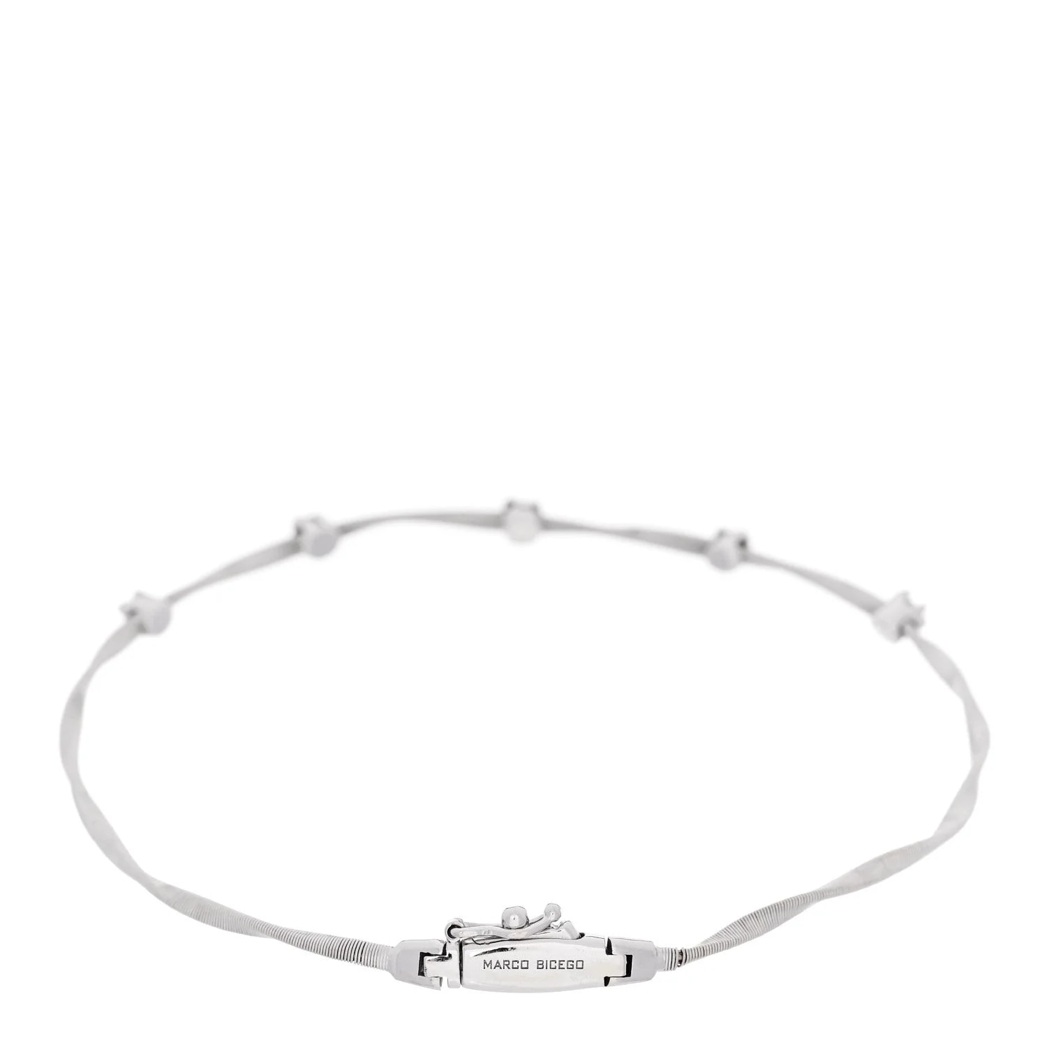 18K White Gold Marrakech Twisted Coil 2