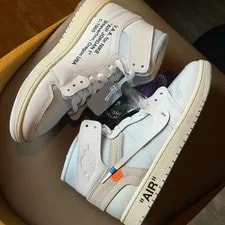 Jordan 1 X Virgil Abloh Archive Retro High Alaska 270mm Official 4