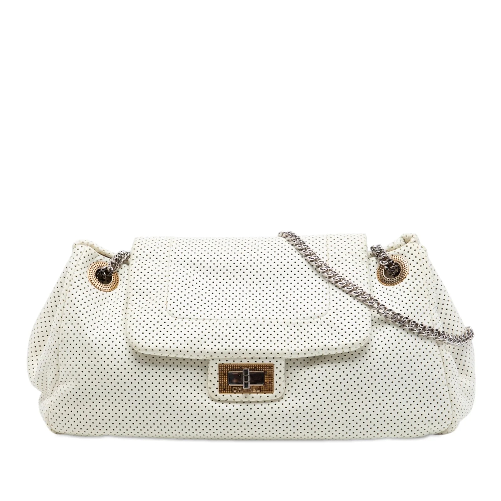 Chanel — Perforated Reissue 2.55 East West Accordion Flap — Handbag — resale