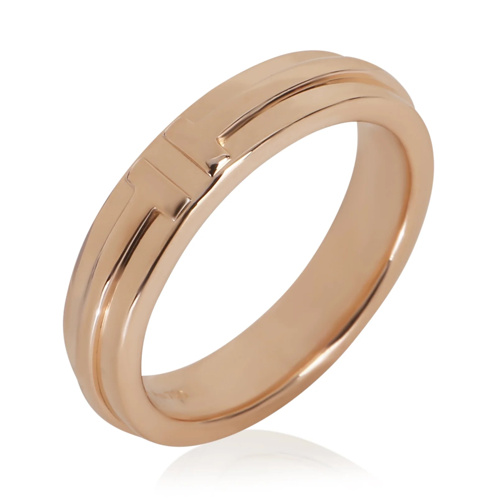 Tiffany & Co. Rose Gold T Narrow 18k 2
